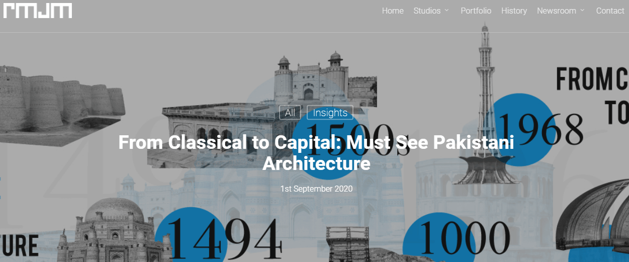 screenshot of blog article