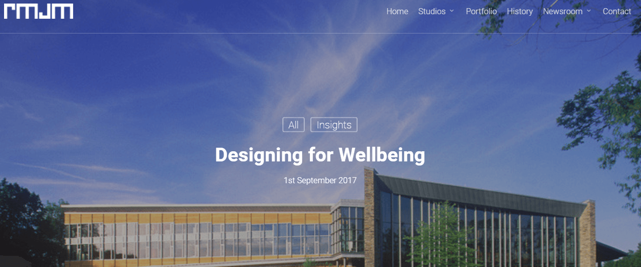 screenshot of blog article