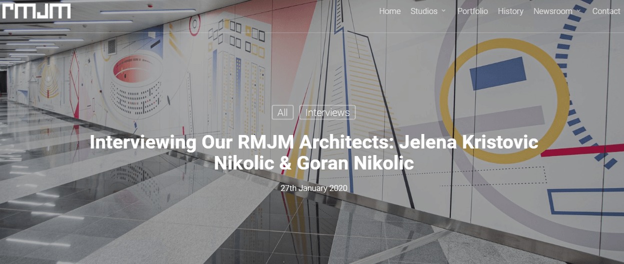 screenshot of blog article